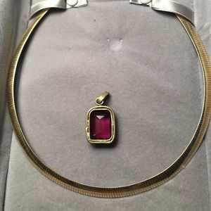 One Omega Reversible Necklace